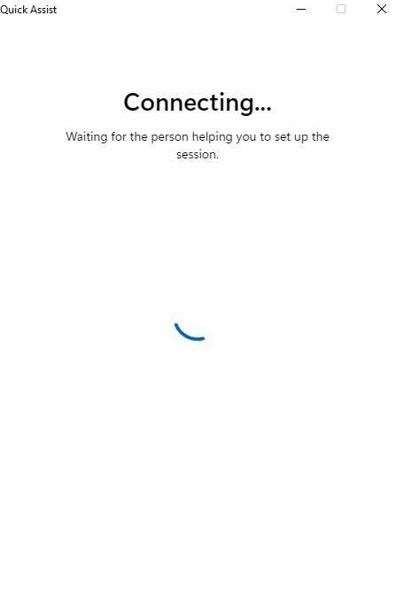 الخطوة 3: الانتظار حتى يتم الاتصال